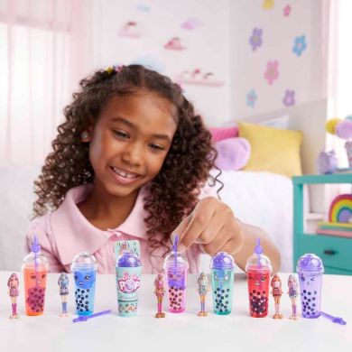 Миникуколка-сюрприз Barbie Pop Reveal серии Mini BarbieLand крутые Бабл-ти 4 см JCR22