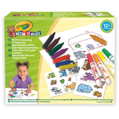 Mini Kids Мій перший набір для малювання зі стикерами Crayola 256287.106