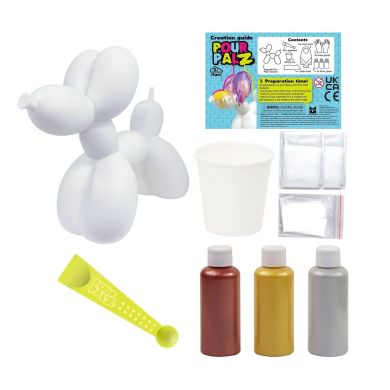 Набір для творчості Флюїд Арт Balloon Dog Блінг Блінг Pour Palz GS-G22186