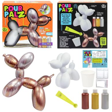 Набір для творчості Флюїд Арт Balloon Dog Блінг Блінг Pour Palz GS-G22186