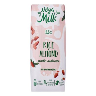 Напиток рисово-миндальный Vega Milk TPA 0,95 л 1400377 4820192262088