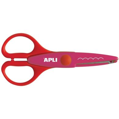 Ножиці зубці, рожеві, 13 см APLI Kids 12819