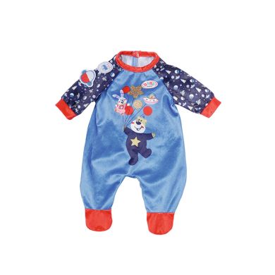 Одежда для куклы Baby Born серии День рождения-Праздничный комбинезон (на 43 см, синий) Zapf 831090-2