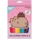 Карандаши цветные Yes 18 цв. Pusheen розовый 290733