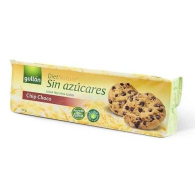 Печиво Gullon Diet Nature Chip Choco без цукру, 150 г T5263 8410376052633
