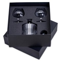 Подарочный набор Roga&scaron;ka AVENUE (графин и 2 бокала для коньяка), хрусталь 132112