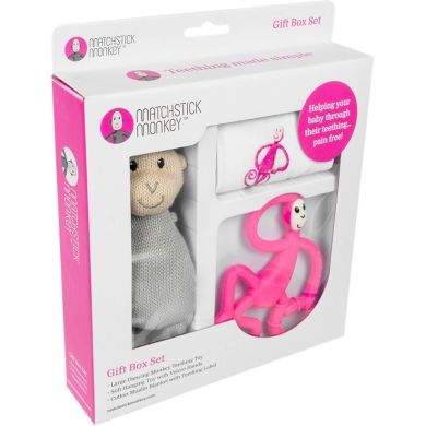 Подарунковий набір Matchistick Monkey Pink рожевий MM-TGP-003, Рожевий