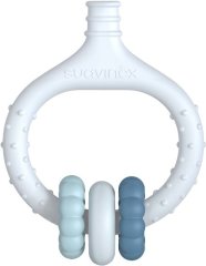 Прорезыватель для массажа десен от рождения, STAGE 0, голубой 403009