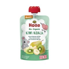 Пюре Holle органічне «Kiwi Koala» з грушею, бананом і ківі з 8 місяців 100 г, 45318 7640161877276