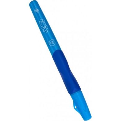 Ручка шариковая для левши с резиновым гриппом синяя в ассортименте ZIBI ZB.2001-01