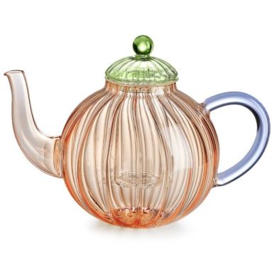 SAHARA Чайник янтарн., бірюзова ручка, зелена кришка, V1,25 л IVV 9087.1