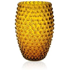 Ваза для квітів Egg Hobnail бурштин., d15 3500 ml KLIMCHI 8215/23-85/27, 23