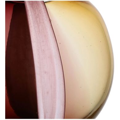 Ваза скляна SULLATELA жовта S 21.5x11.5x21H Rituali Domestici U30740109P00