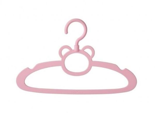 Вешалка детская Babyhood Мишка розовая 5 шт BH-724P