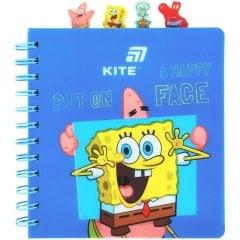 Блокнот с разделителями на спирали пл. обкл., 80 л., кл., SB Kite SB26-278