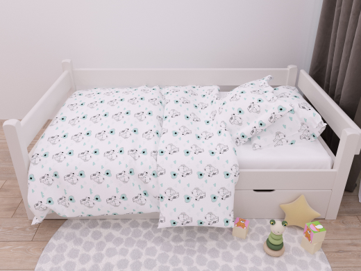 Детский постельный комплект Sound sleep дитячий Белый 93070300