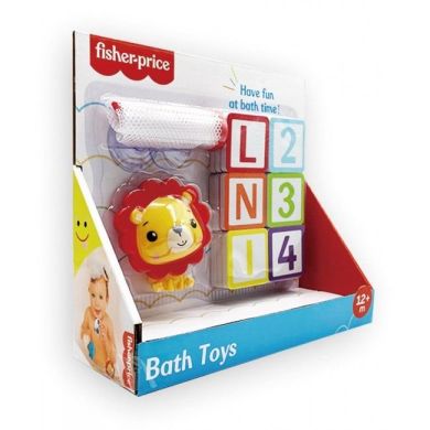 Іграшка Левеня з набором літер та цифр для гри з водою, Fisher-Price GMBT004A