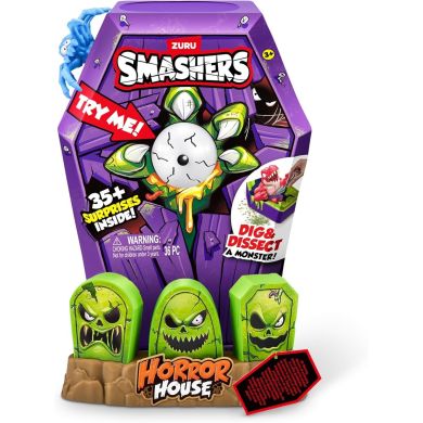 Игрушка в наборе с аксессуарами Horror House-Large Shark/Большой Дом Ужасов Акула Smashers 74124D