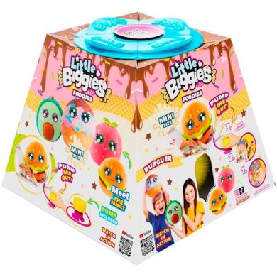 Игровой набор BIGGIES серии Little Foodies W2 БУРГЕР (надувная игрушка, насос) BIG002-BU