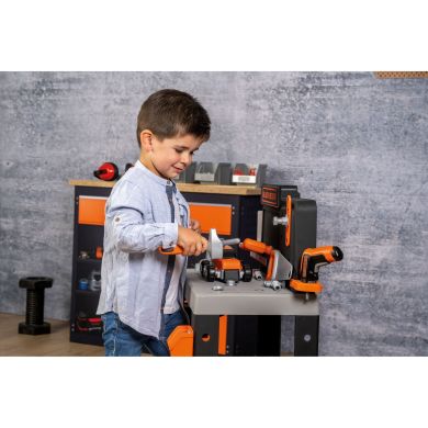 Игровой набор Блэк+Деккер. Профессиональная мастерская 95 аксесс., 3+ SMOBY TOYS 7600360740