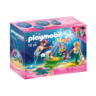 Игровой набор Playmobil Подводная семья 18 деталей 70100