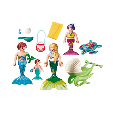 Игровой набор Playmobil Подводная семья 18 деталей 70100