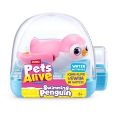 Інтерактивна іграшка PETS ALIVE S1 ПІНГВІНЧИК (рожевий) 9573B