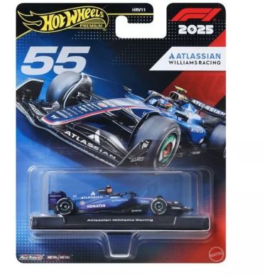 Коллекционный болид Williams Carlos Sainz #55 Formula 1 Hot Wheels JKD85