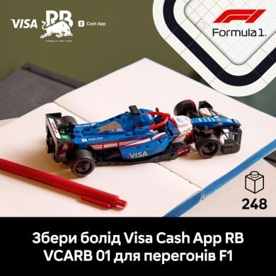 Конструктор Автомобиль для гонки F1 Visa Cash RB VCARB 01 LEGO Speed ​​Champions 77246
