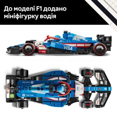 Конструктор Автомобиль для гонки F1 Visa Cash RB VCARB 01 LEGO Speed ​​Champions 77246
