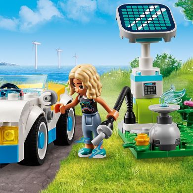Конструктор Електромобіль і зарядний пристрій LEGO Friends 42609
