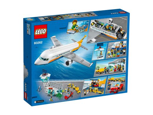 Конструктор LEGO City Пассажирский самолёт 669 деталей 60262