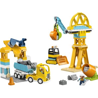Конструктор LEGO DUPLO Town 3-в-1 Будівельний майданчик і техніка 10476