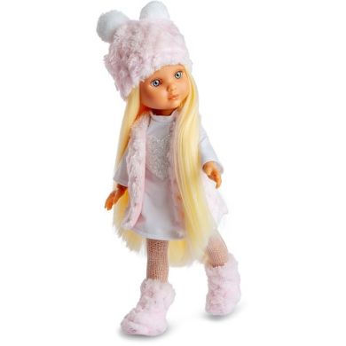 Лялька EVA в рожевій шапочці 35 см Berjuan (Берхуан) 820