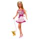 Кукла Simba Steffi & Evi Love Штеффи с собачкой и в розовом платье 29 см в ассортименте 5734908