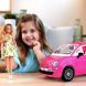 Ляльковий набір Barbie Барбі Fiat 500 рожевий з лялькою GXR57