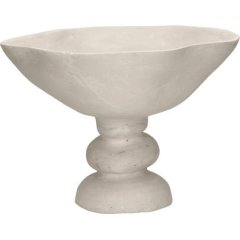 Миска папье-маше 30&times;25 см, молочно-белая APILAR POMAX 41310-OWH-15