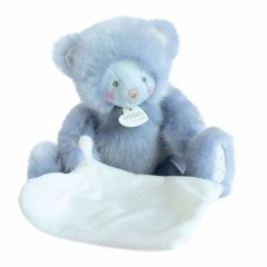 Мягкая игрушка Doudou Trop Mimi Медведь голубой DC3553