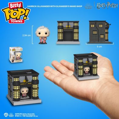 Набор фигурок BITTY POP! Town серии Гарри Поттер ОЛИВАНДЕР И МАГАЗИН ВОЛШЕБНЫХ ПАЛОЧОК 83627