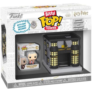 Набор фигурок BITTY POP! Town серии Гарри Поттер ОЛИВАНДЕР И МАГАЗИН ВОЛШЕБНЫХ ПАЛОЧОК 83627