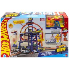 Гараж с мега петлей Hot Wheels JBM74