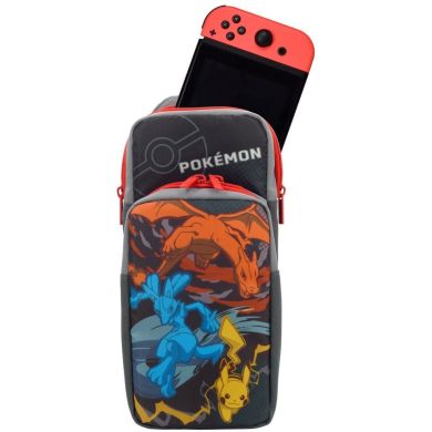 Наплечная сумка-чехол Adventure Pack (Charizard, Lucario & Pikachu) для Nintendo Switch Hori NSW-415U