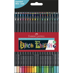 Олівці кольорові Faber-Castell Black Edition в картонній коробці 36 шт 31215