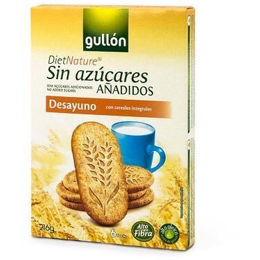 Печенье Gullon Diet Nature Desayuno без сахара, 216 г T5300 8410376042498