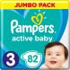 Подгузники Pampers Active Baby, размер 3, 6-10 кг, 82 шт 81680782, 82