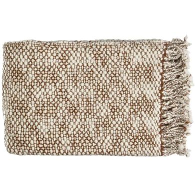 Плед шерсть 170&times;130 см, верблюжий цвет TRICOT POMAX 41336-CAM-10