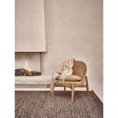 Плед шерсть 170&times;130 см, верблюжий цвет TRICOT POMAX 41336-CAM-10