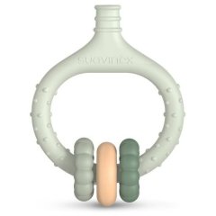 Прорезыватель для массажа десен от рождения, STAGE 0, зеленый 403008