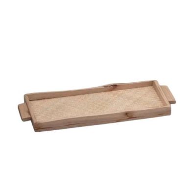 Прямокутний піднос Miramar з відновленого дерева, малий 52.75x20.25x3.75 Be Home 23-81