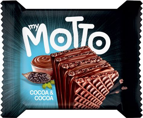 Вафлі MyMotto Подвійне какао 34 г